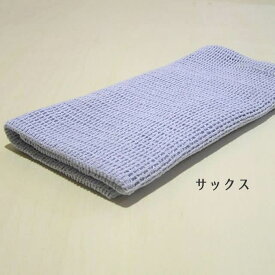 ライブコットン　シルク浴用ニットタオル 〔31×84cm〕
