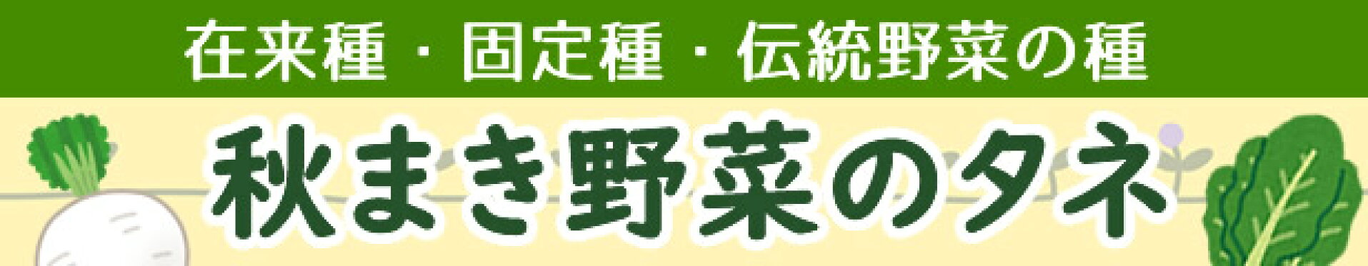秋まきの種