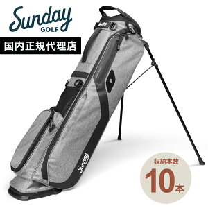 Sunday GOLF(�T���f�[�S���t) �S���t�o�b�O El Camino Heather Gray �y�� ���C���J�o�[�t�� �N���u���[10�{ �_�u���X�g���b�v ��17.78cm ����86.36cm �d��1.77kg
