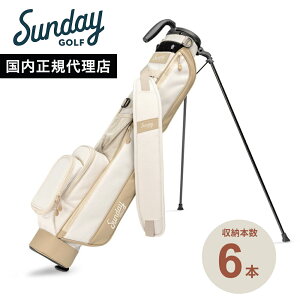 Sunday GOLF(�T���f�[�S���t) �S���t�o�b�O Loma Toasted Almond ���y�� ���^ �N���u���[6�{ �V���O���X�g���b�v �g���₷�� �g�[�X�e�b�h�A�[�����h