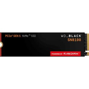 WD_Black 8TB SN8100 NVMe SSD �����\���b�h�X�e�[�g�h���C�u - Gen 5 PCIe 5.0x4�AM.2 2280�ASeq.�ǂݎ�葬�x�ő�14,900MB/�b�AAI�A�v���P�[�V�����A�Q�[���A�r�f�I�ҏW�ɍœK - WDS800T1X0M