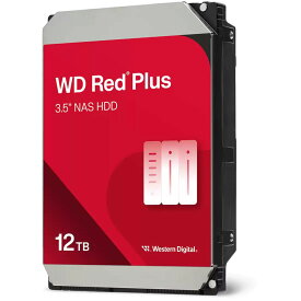 【国内正規品】Western Digital(ウエスタンデジタル) WD Red Plus HDD 12TB WD120EFGX 7200rpm 3.5インチ SATA 6Gb/s 512MB キャッシュ NAS CMR ホームオフィス 中小企業 パワーユーザー hdd ウエスタンデジタル tekwind