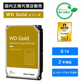 Western Digital (ウエスタンデジタル) WD GOLD HDD 6TB WD6003FRYZ