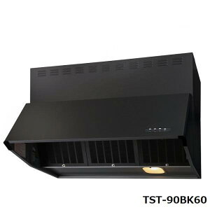 �^�W�} TAJIMA RANGE HOOD TST-90BK60 �����W�t�[�h TJM�f�U�C�� �Ɩ��p �Ԍ�900�E����600�E���s608mm�E19kg �u���b�N �y��������������E�����͕ʓr���ρz