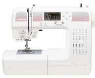 ジャノメ J410 家庭用コンピュータミシン　19種類の実用的なステッチに加え、自動糸調子機能やワンタッチ…
