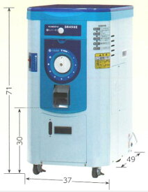 カンリウ工業 一回通し型精米機 SR458E 玄米専用のコンパクトタイプ（モータ内蔵型）