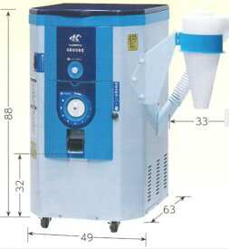 カンリウ工業 一回通し型精米機 SR658E 糖切れ良い仕上がり