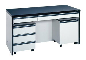 【先振込み送料無料】サカエ SAKAE / サイド実験台(キャビネットワゴン2台・引出し付) STA−15LAC SGA-15LAC後継【代金引換対象外】【配送時間指定不可】【サカエの大型商品は車上渡しです