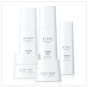 アトミ スキンンケアシステム ザフェイム 5種セット (化粧水150ml アイクリーム40ml 美容液50ml 乳液135ml クリーム50ml) 韓国コスメ ナチュラルコスメ Atom美 ATOMY ATOMI J00003 #8809626566226
