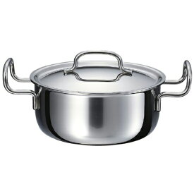 両手鍋 25cm 5.6L 蓋付き GEO-25T ジオプロダクト IH対応 Miyaco 宮崎製作所 GEO PRODUCT