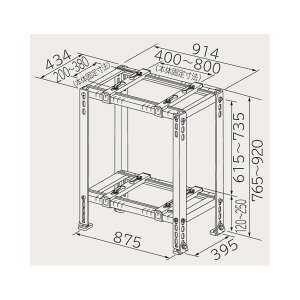 日立 高置台(2台置台) SP-TW-13 HITACHI エアコン オプション品