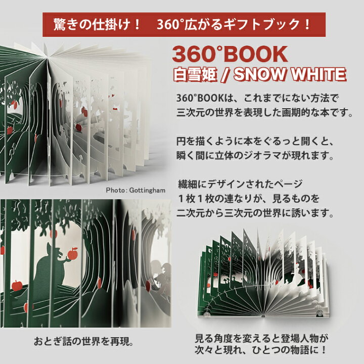 ふるさと納税 360°BOOK 白雪姫 SNOW WHITE 草紙堂 9784861525179 smaksangtimur-jkt.sch.id