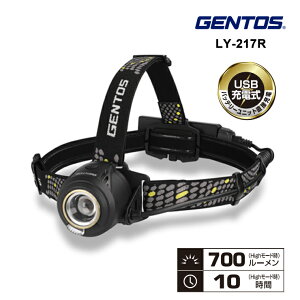 [11/1 Iōő100%|CgobN(vGg[)] LIBERTYV[Y EwbhCg 700lm USB[d Ɠ LED 㕔F 700[ WFgXwbhCg GENTOS WFgX LY-217R