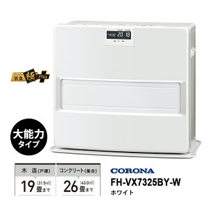 [1/15���� ���I�ōő�100���|�C���g�o�b�N] �Ζ��t�@���q�[�^�[ VX�V���[�Y �X�^�C���b�V�����f�� ��\�̓^�C�v �z���C�g CORONA �R���i FH-VX7325BY-W