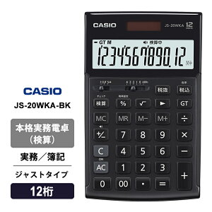 �{�i�����d��(���Z) ��L �W���X�g�^�C�v 12�� �u���b�N CASIO �J�V�I JS-20WKA-BK-N