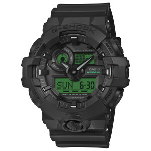 G-SHOCK BLACK AND ELECTRO GREEN CASIO �J�V�I GA-700BEG-1AJF