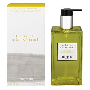 HERMES ̒ wA{fB V[WF 200ml y݁zytOX Mtg v[g a {fBPAzy̒ LE JARDIN DE MONSIEUR LI HAIR AND BODY SHOWER GELz
