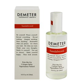 香水 DEMETER サンダルウッド EDC・SP 120ml 【送料込み】【フレグランス ギフト プレゼント 誕生日 ユニセックス・男女共用】【SANDALWOOD COLOGNE SPRAY】