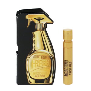 ���� MOSCHINO �t���b�V���N�`���[�� �S�[���h (�`���[�u�T���v��) EDP�ESP 1ml �y���������z�y�t���O�����X �M�t�g �v���[���g �a���� ���f�B�[�X�E�����p�z�y�t���b�V���N�`���[�� FRESH COUTURE GO