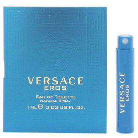香水 VERSACE エロス (チューブサンプル) EDT・SP 1ml 【フレグランス ギフト プレゼント 誕生日 メンズ・男性用】【エロス EROS EAU DE TOILETTE SPRAY】