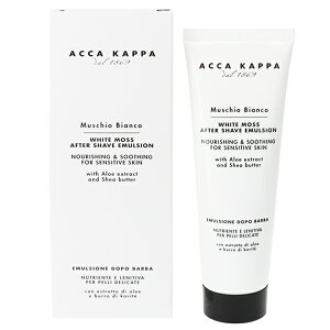 �A�b�J�J�b�p �z���C�g���X �A�t�^�[�V�F�[�u �G�}���W���� 125ml ��������(����E����������) WHITE MOSS AFTER SHAVE EMULSION ACCA KAPPA