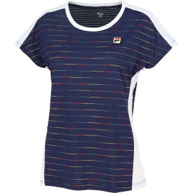 FILA ゲームシャツ（レディース) [サイズ：M] [カラー：フィラネイビー] #VL2800-20 【送料無料】【スポーツ・アウトドア テニス レディースウェア】