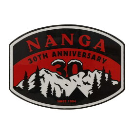 NANGA ナンガ 30イヤー アニバーサリー ステッカー [カラー：レッド×ブラック] #NA24543G506Z 【送料無料】【スポーツ・アウトドア アウトドア 小物・雑貨】【NANGA 30TH ANNIVERSARY STICKER RED BLACK】