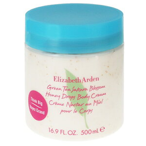 GUxXA[f O[eB[ `F[ubT nj[hbv {fBN[ 500ml (E) GREEN TEA SAKURA BLOSSOM HONEY DROPS BODY CREAM ELIZABETH ARDEN