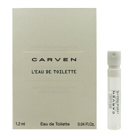 香水 CARVEN カルヴェン ロードトワレ (チューブサンプル) EDT・SP 1.2ml 【フレグランス ギフト プレゼント 誕生日 レディース・女性用】【CARVEN L’EAU DE TOILETTE EAU DE TOILETTE】