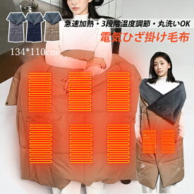 発熱毛布 掛け 敷き ひざ掛け毛布 速暖 USB給電 電気毛布 ダブル 暖かい 着る毛布 3段階温度調節 北欧 おしゃれ 電熱毛布 掛け敷き兼用 寝室 キャンプ オフィス 車中泊グッズ 寝具 発熱ブランケット クリスマス 新年 歳暮 プレゼント 洗濯可 秋冬 電気ブランケット 防寒対策