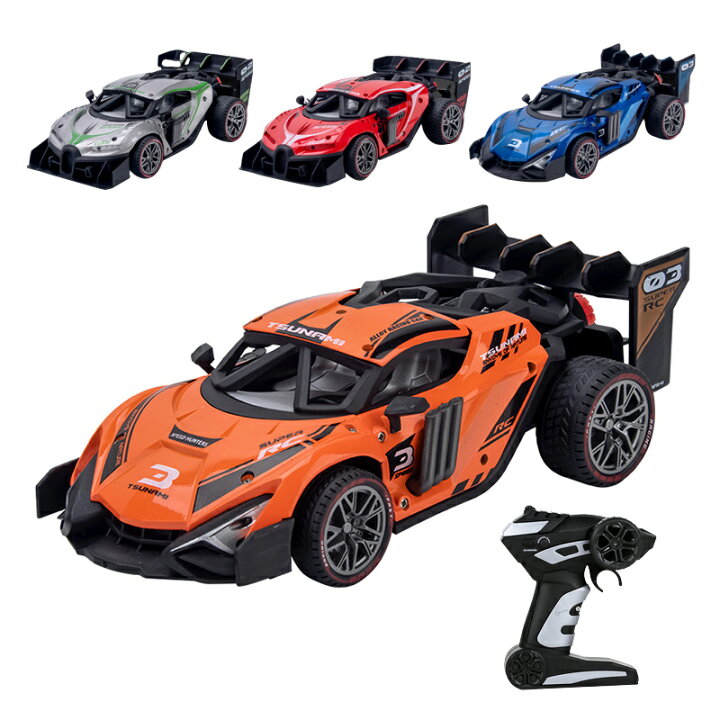 楽天市場】ラジコンカー 高速 電動 知育玩具 RCカー 速い USB充電式 