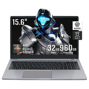 �����\�m�[�gPC Office2019�t�� Windows 11 Pro���� 15.6�C���` ���^�m�[�g�p�\�R�������\CPU /1920*1080�𑜓x /AMD Ryzen 7 5700U����CPU 16GB DDR4 NVMe SSD/�o�b�N���C�g�t���L�[�{�[�h/type-C*2�|�[�g�𓋍� �i32G+96