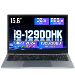 �yOffice 2024���ځE��12���� Core i9-12900HK�z�Q�[�~���O�m�[�g�p�\�R�� 14�R�A20�X���b�h / �ő�5.0GHz / 32GB DDR4 / 960GB NVMe SSD / �S�����{�f�B / �w��F�� / Web�J���� / Windows11 Pro / �Q�[���E����ҏW�E�r