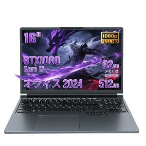 �yGTX1060���� Office2024�t�z16�^�m�[�gPC Core i7-6700HQ 32GB 512GB SSD WUXGA ��e�ʃo�b�e���[ �w��F�� Windows11 Pro USB3.0 HDMI Type-C LAN �d�� �Q�[��