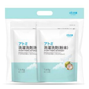 �A�g�~ �����܁i�p�E�`�j ������� 2.8kg(1.4kg×2��) ATOMY FABRIC DETERGENT (POWDER) J00828 #8809023726001