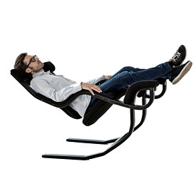 ヴァリエール グラビティ 木部：ブラック／張地：ブラック バランスチェア バリエール グラヴィティ ストッケ VARIER Gravity Balance Chair STOKKE【組立必要】