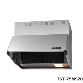 タジマ TAJIMA RANGE HOOD TST-75MS70 レンジフード TJMデザイン 業務用 間口750・高さ700・奥行608mm・17kg メタリックシルバー【代引き・時間指定不可】