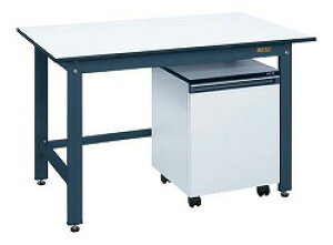 サカエSAKAE 軽量作業台KKタイプ KKD-127LC (キャビネットワゴン付) 1200×750 【代金引換対象外】【サカエの大型商品は車上渡しです/個人宅配送不可】