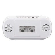 TOSHIBA 東芝 TY-CDM2(W) ホワイト CDラジオカセットレコーダー カセットテープ CD ラジオ レトロ プレゼ…