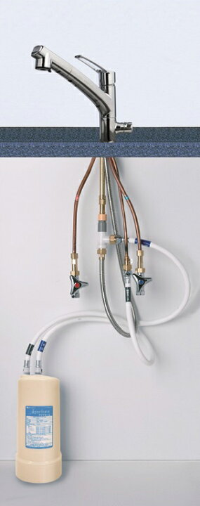 楽天市場】ゼンケン ビルトイン浄水器 アクアホーム (複合水栓) KMD-50 
