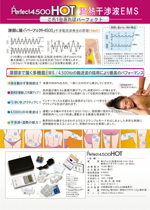 楽天市場】パーフェクト4500HOT(ホット)本体 業務用メーカー開発 干渉 