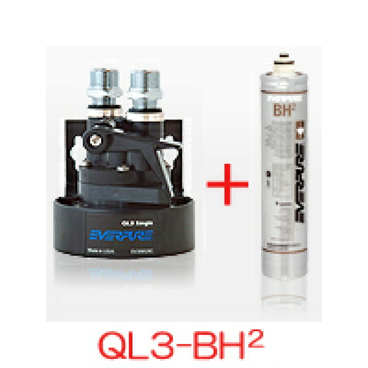 楽天市場】エバーピュア 業務用浄水器 給茶機・冷水機用 QL3-BH2 