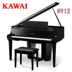 【搬入設置付】【専用椅子付】【先着で役立つシークレットプレゼント付♪】KAWAI 河合楽器製作所 カワイ / ハイブリッドピアノ NOVUS デジタルピアノ 電子ピアノ エレキピアノ / NV12 黒塗艶出し塗装仕上げ【送料無料】