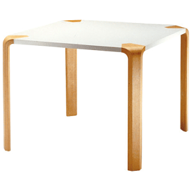 天童木工 T-2068ME-NT テーブル メラミン樹脂化粧板 (ホワイト) ナラ (ナチュラル)