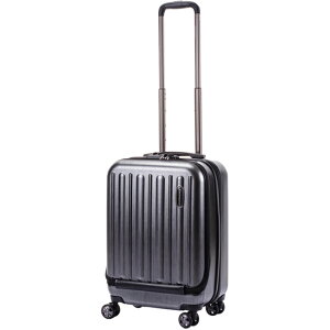 HIDEO WAKAMATSU スーツケース フロントオープン フラッシュ 55cm 85-75991