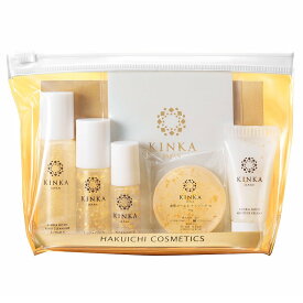 金箔入り化粧品 金華ゴールド トライアル6点セット お試し 【あす楽】 Kinka Gold Nano Cosmetics Trial Set MADE IN JAPAN