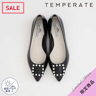 【公式】 TEMPERATE テンパレイト レインシューズ レディース 通勤 おしゃれ パンプス ポインテッド バッ…