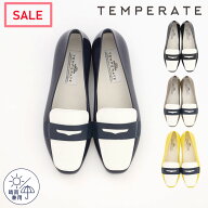 【公式】 TEMPERATE テンパレイト レインシューズ レディース RUTH スリッポン 新作 ローファーデザイン …