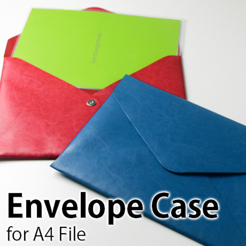 洋封筒をモチーフにした シンプルなファイルケース ビジネスシーンにも A4サイズ 洋封筒をモチーフのファイルケース Envelope Case for 送料無料カード決済可能 限定品 エンベロープ A4ファイル A4 ケース File _ファイル_A4サイズ_レザー_PUレザー_ケース_封筒_ビジネスシーン_マグネットの通販のテンプー