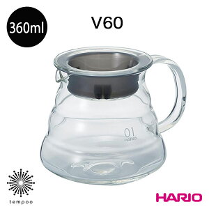 HARIO V60 �O���X�T�[�o�[360 �N���A [XGSR-36-TB] 360ml 1�`3�t�p �ϔM�K���X �R�[�q�[ �|�b�g �ڐ� �L�� �H��� �d�q�����W �M�� ���{�� �H��@ �G�� �n���I �v���[���g �M�t�g